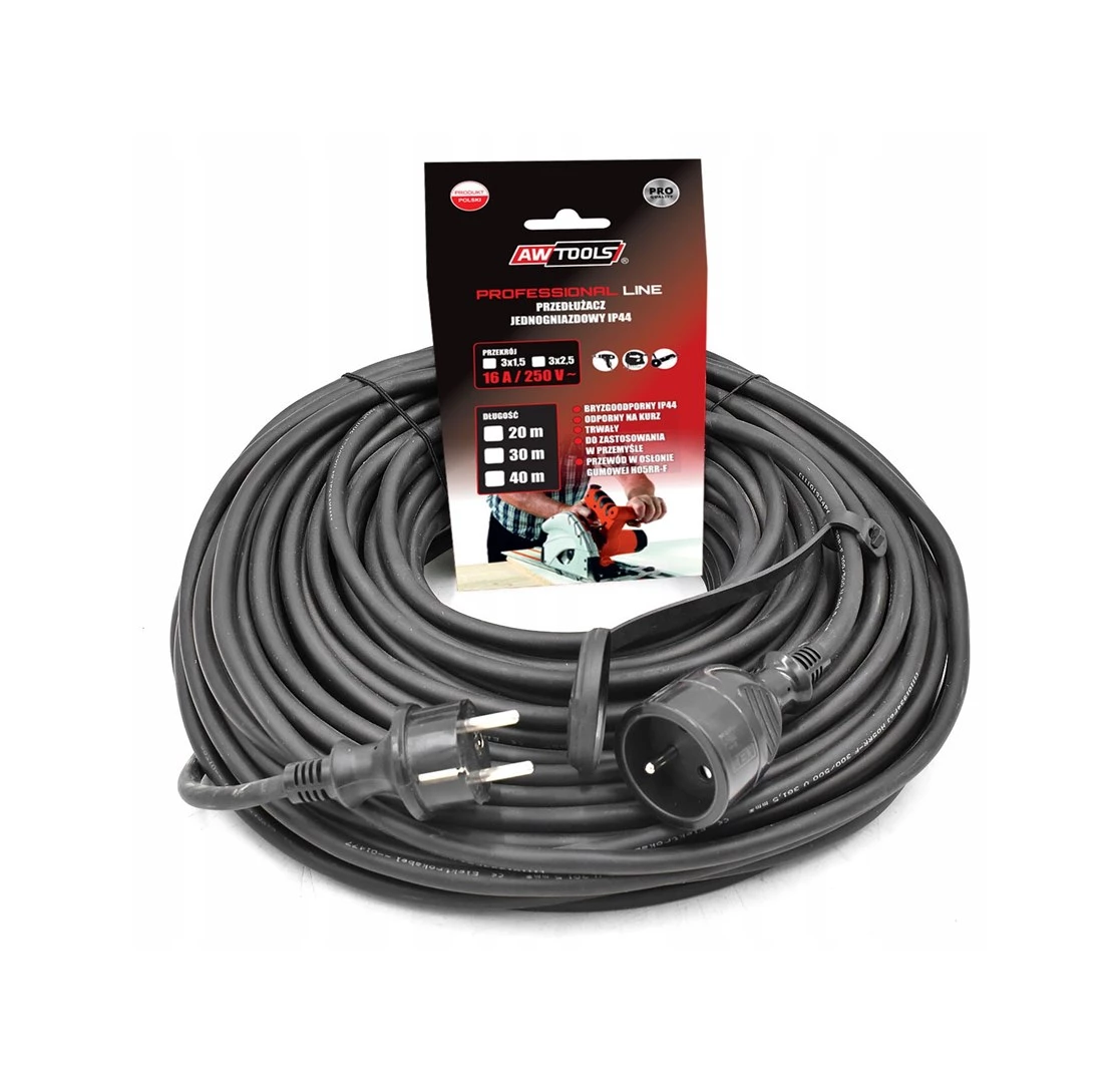 AWTOOLS AW70238 25m kabeļa spole ar
