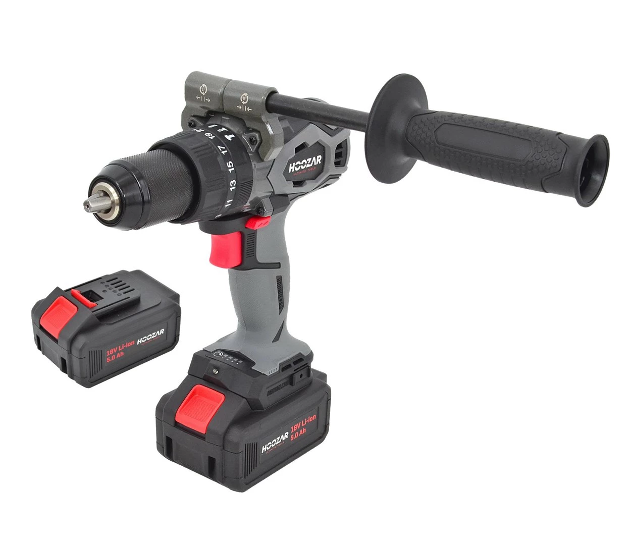 AWTOOLS HOOZAR Bezvadu Triecienurbjmašīna 18V 2x5