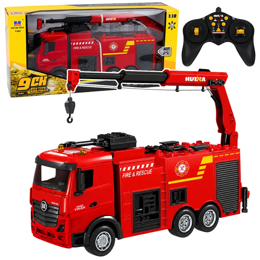 BESTTOYS Fire Truck with Crane and