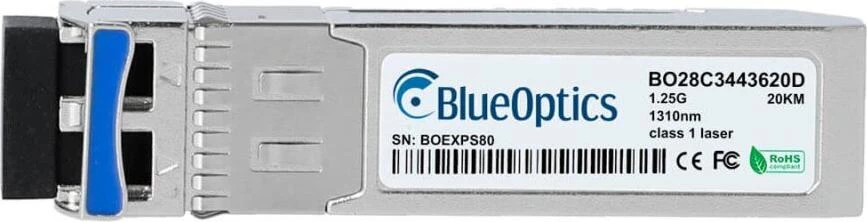 BlueOptics BO28C3443620DIN cSFP 2 kanālu BiDi