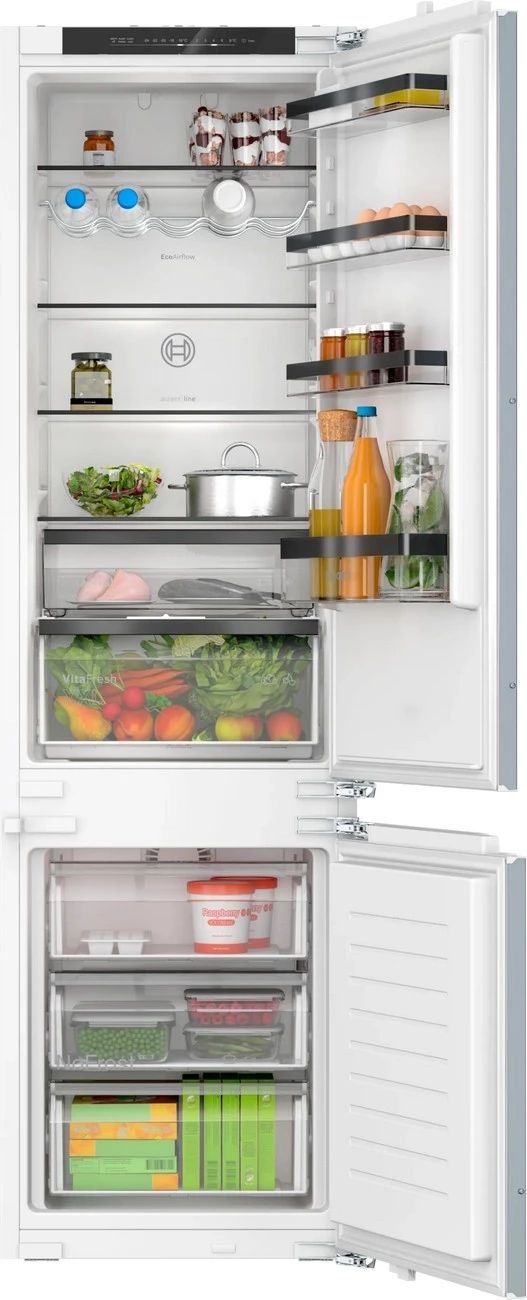 Bosch KIN96SFD0 Iebūvējamais ledusskapis-saldētava ar VitaFresh