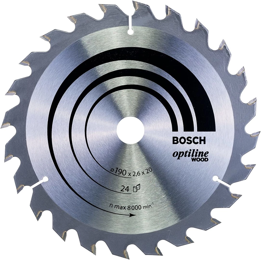 Bosch Optiline Wood ripzāģa disks 190mm