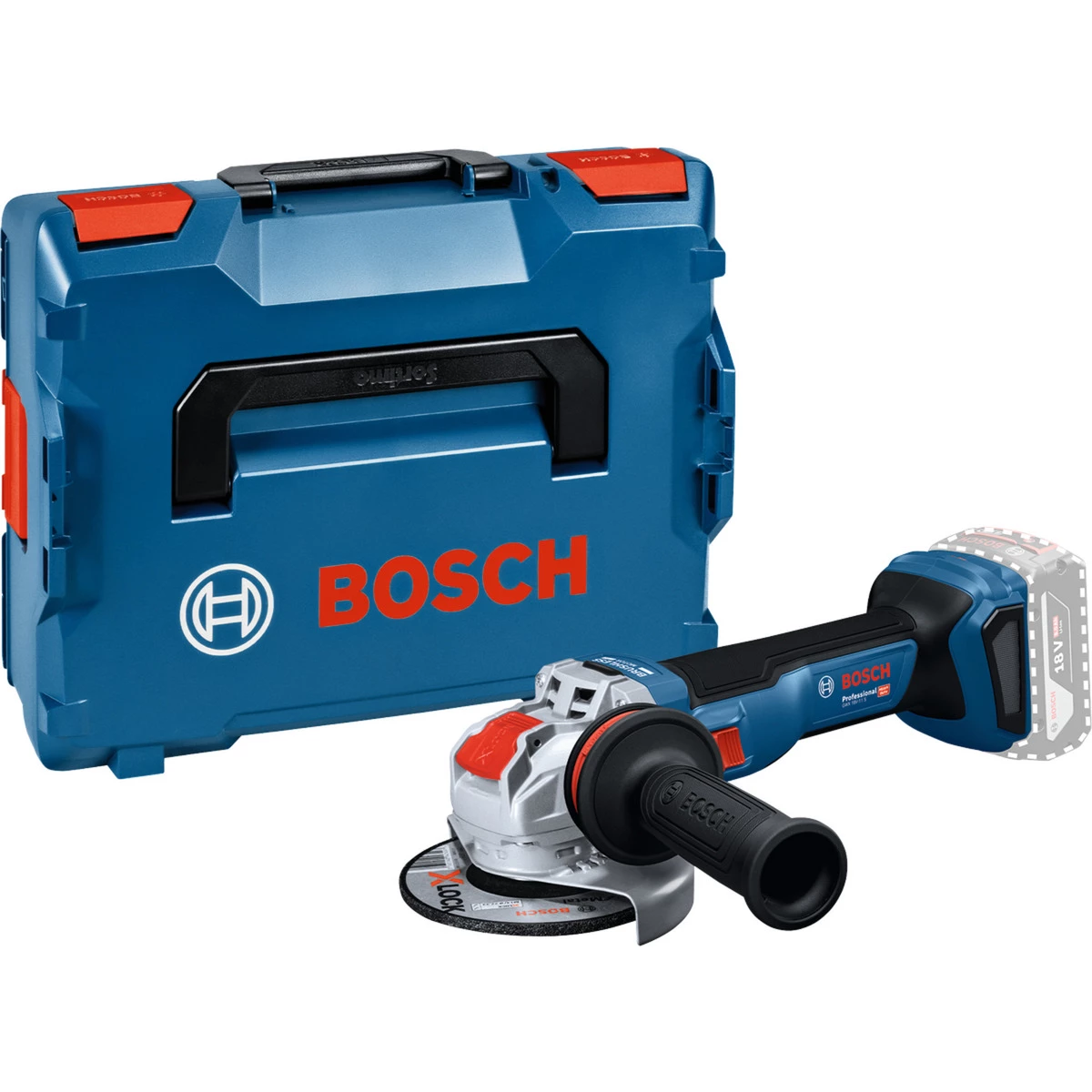BOSCH X-LOCK bezvadu leņķa slīpmašīna GWX