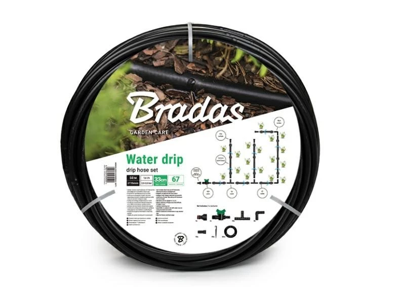 Bradas DSWWM50-SET1 dārza šļūtenes komplekts 50
