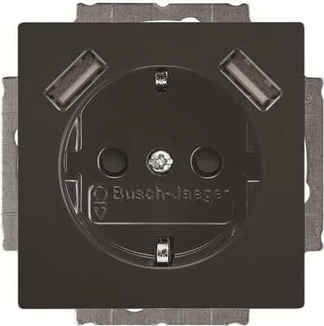 BUSCH-JAEGER BJ 20 EUCB2USB-81 SCHUKO kontaktligzda