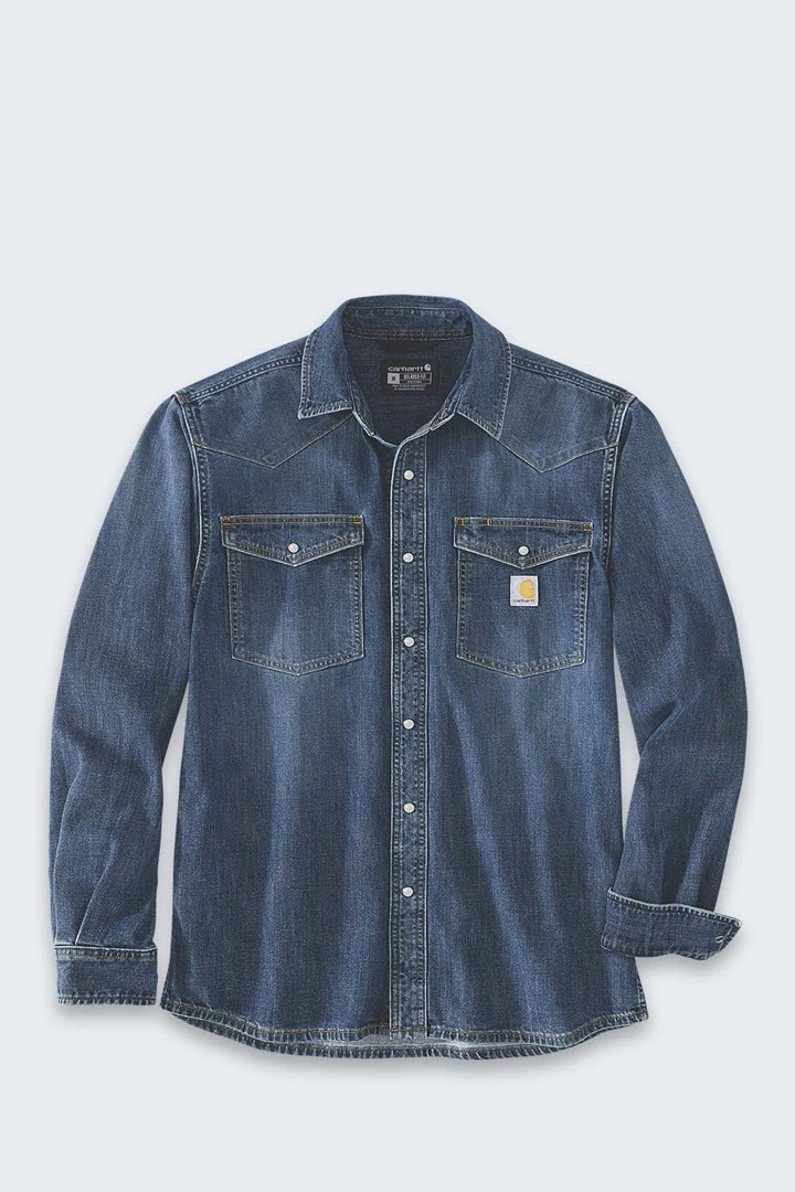 Carhartt Montana Denim Relaxed Long-Sleeve Wyatt