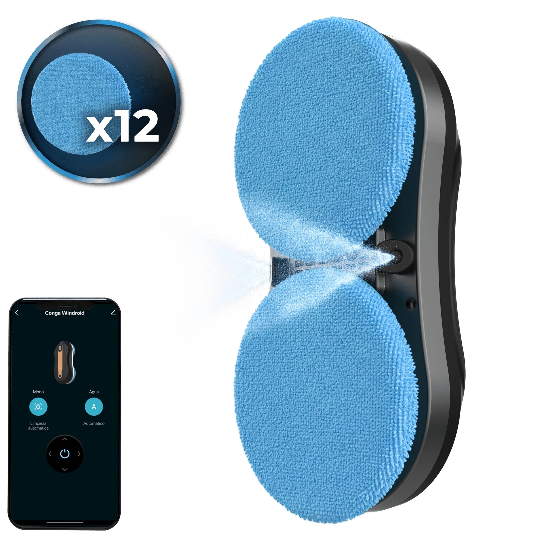 Cecotec Conga Windroid W10 DoubleSpray 3-in-1