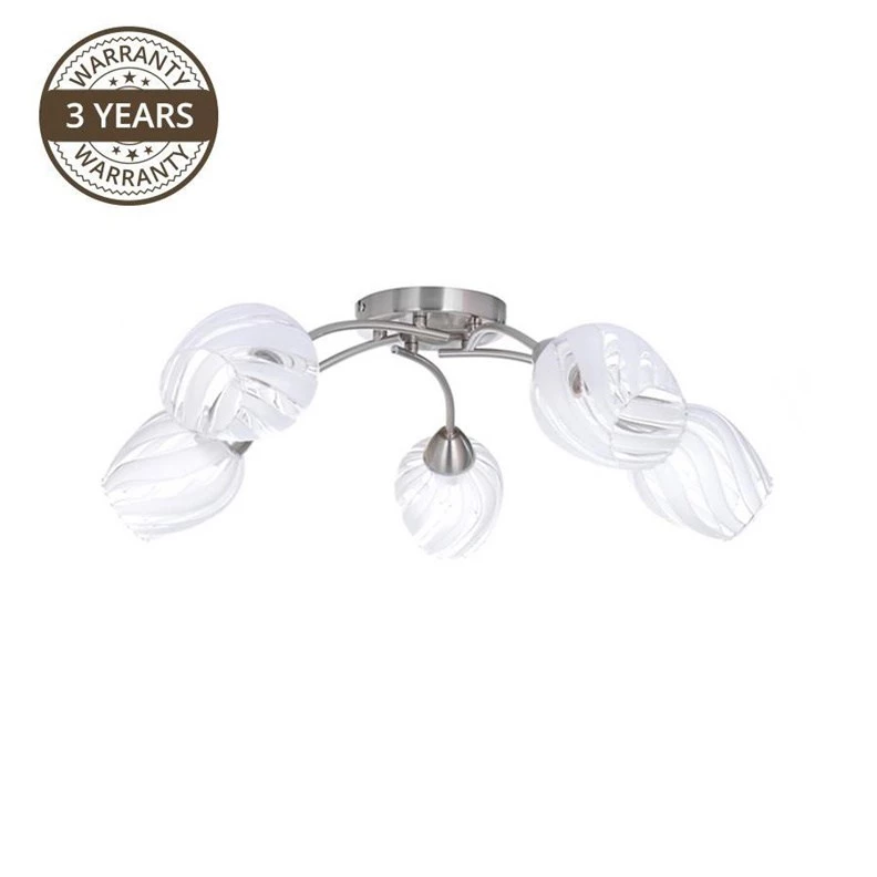Griestu lampa CL17061-5 5x60W E27 Chrome
