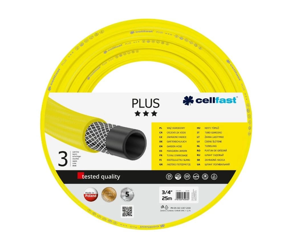 Cellfast PLUS dārza šļūtene 3/4 inch