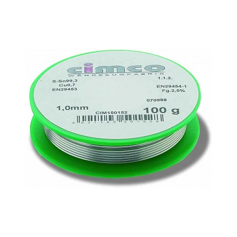 Cimco 150154 Bezsvina lodalva Sn99.3Cu0