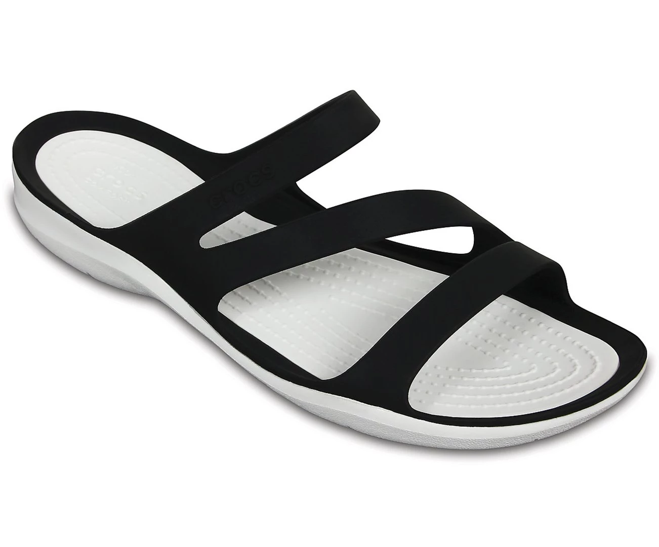 Crocs Swiftwater Sandal Women`s Melns Balts