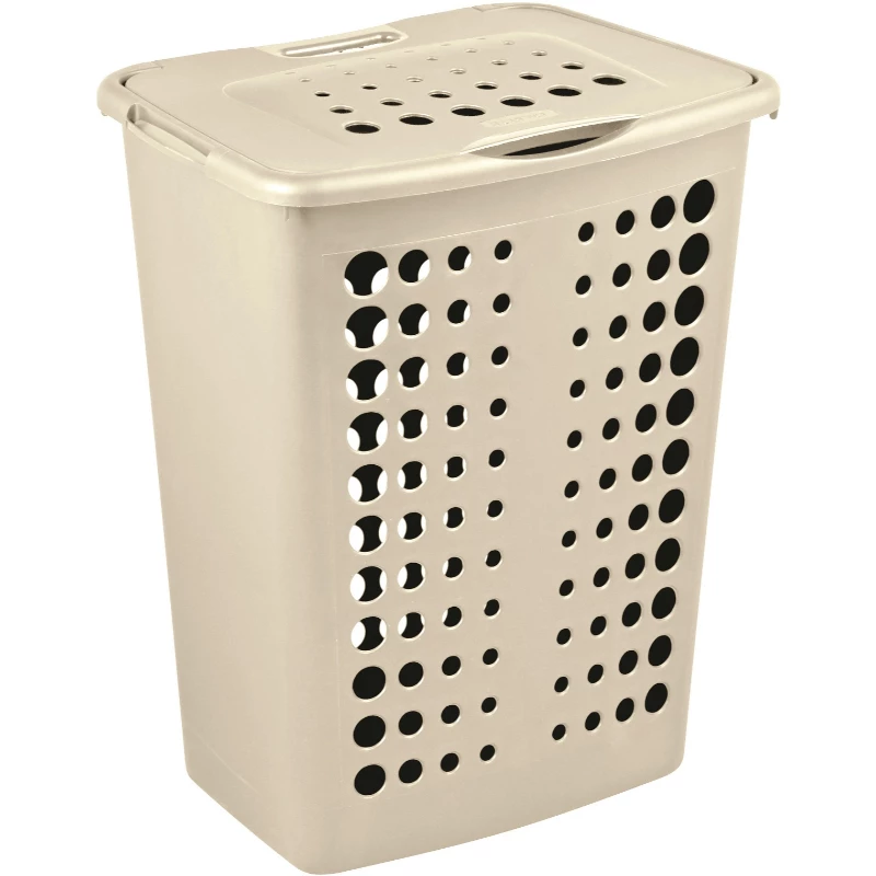 Curver Victor 40L veļas grozs, krēmkrāsā