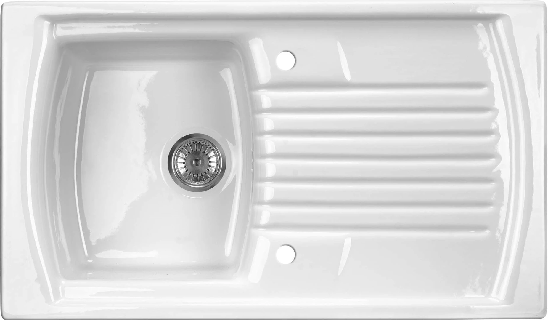DEANTE 1-Bowl Ceramic Kitchen Sink with