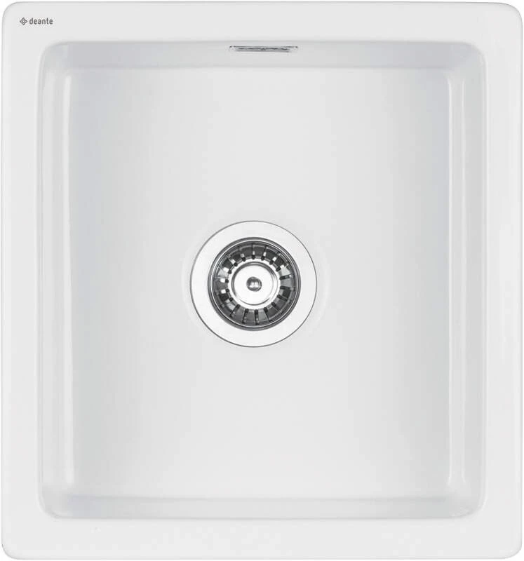 DEANTE 1-Bowl Ceramic Sink White 450mm