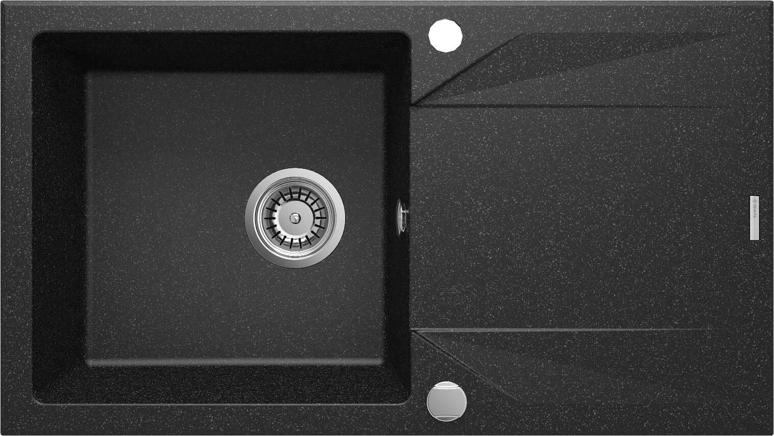 DEANTE 1-Bowl Granite Composite Kitchen Sink