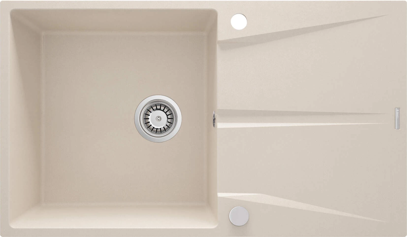 DEANTE 1-Bowl Granite Composite Kitchen Sink
