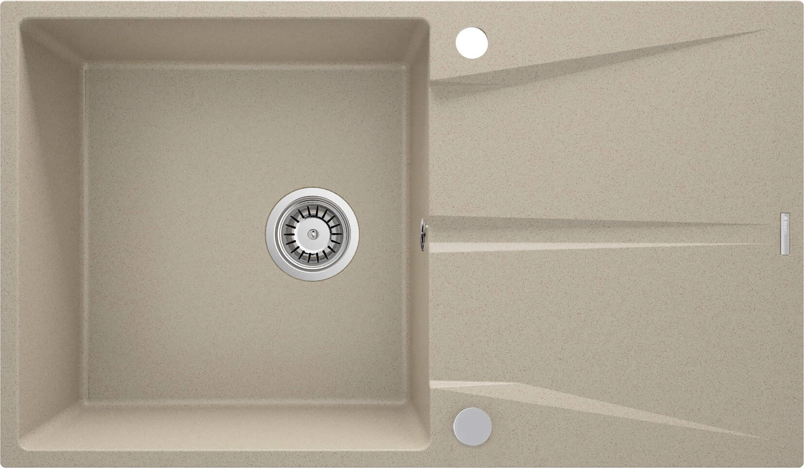 DEANTE 1-Bowl Granite Sink with Drainer