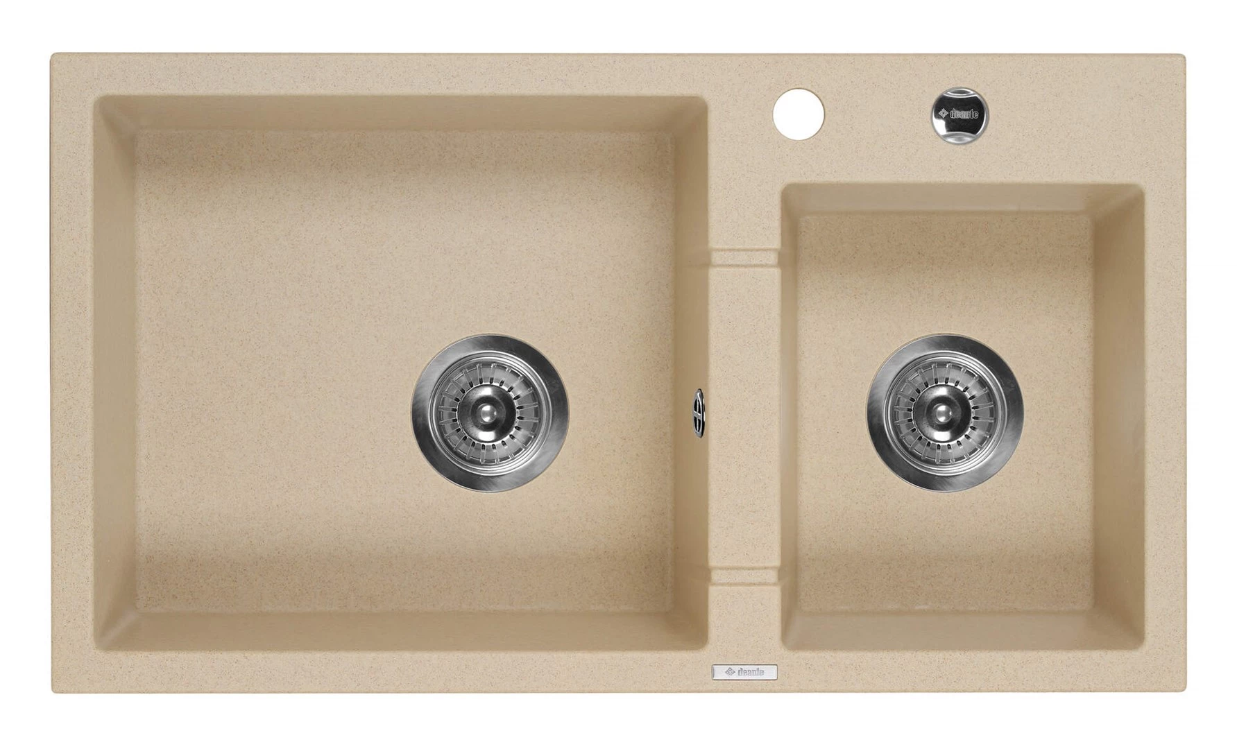 DEANTE 2-Bowl Granite Composite Kitchen Sink