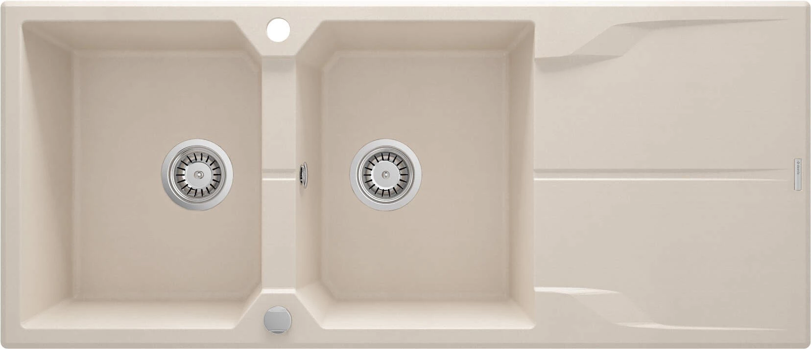 DEANTE 2-BOWL GRANITE COMPOSITE KITCHEN SINK
