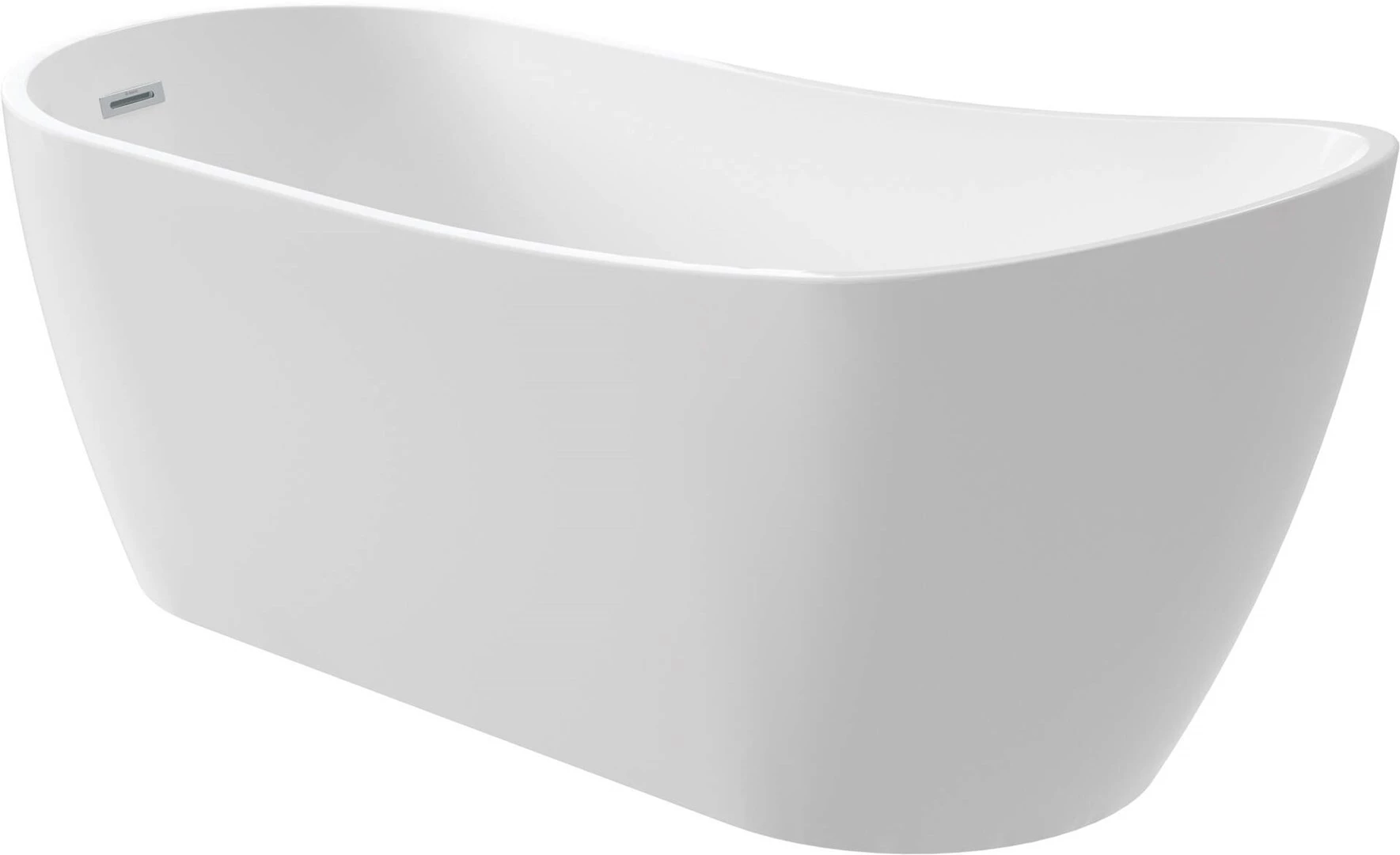 DEANTE Asymmetrical Freestanding Acrylic Bathtub 170