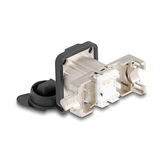 Delock D-Type RJ45 panel mount ligzda