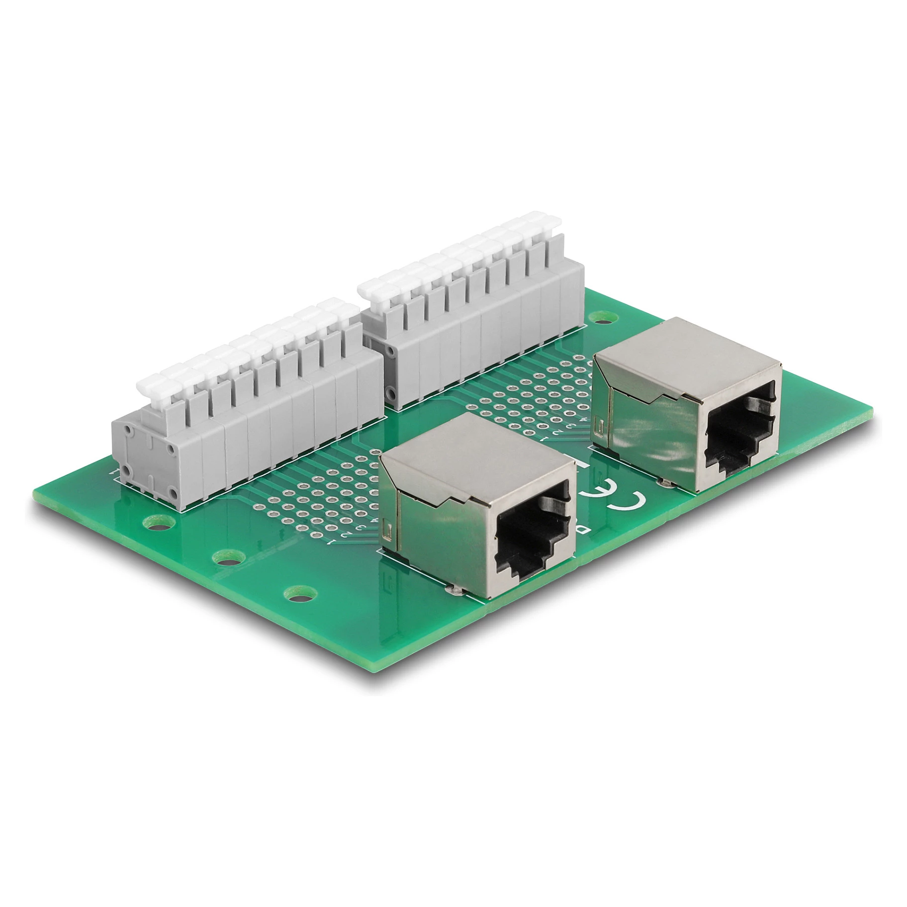 Delock RJ45 2 x sieviešu uz