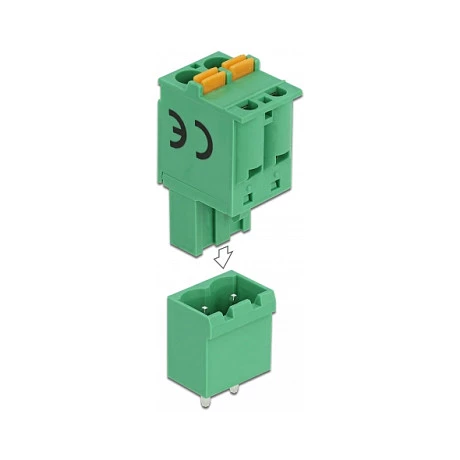 Delock termināļu bloku komplekts PCB, 2