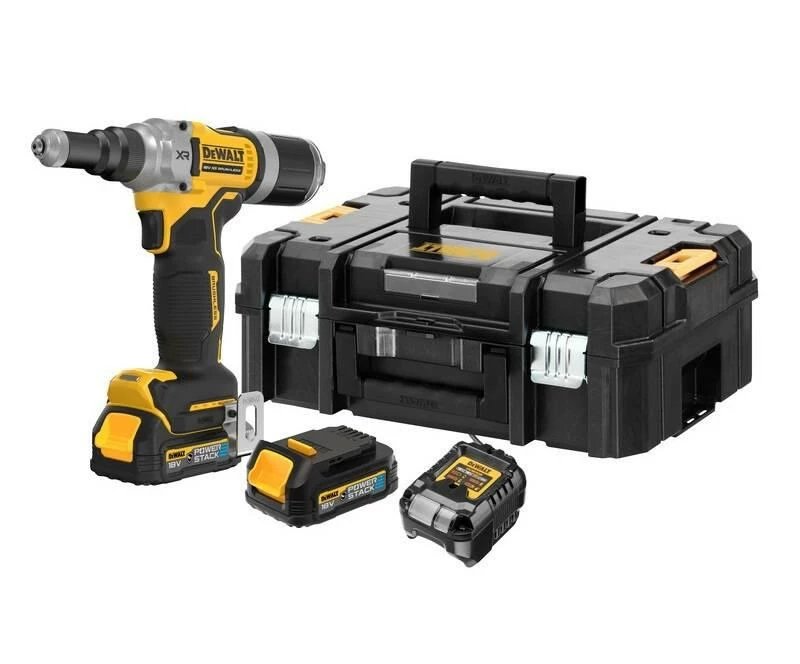 DEWALT 18V bezvadu kniedētājs DCF414E2GT 20kN
