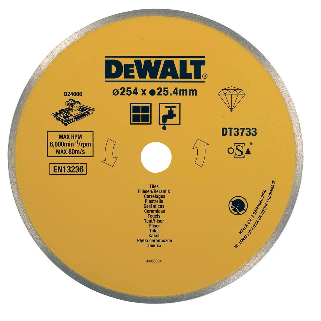 DEWALT Dimanta disks keramikas flīzēm 250x25