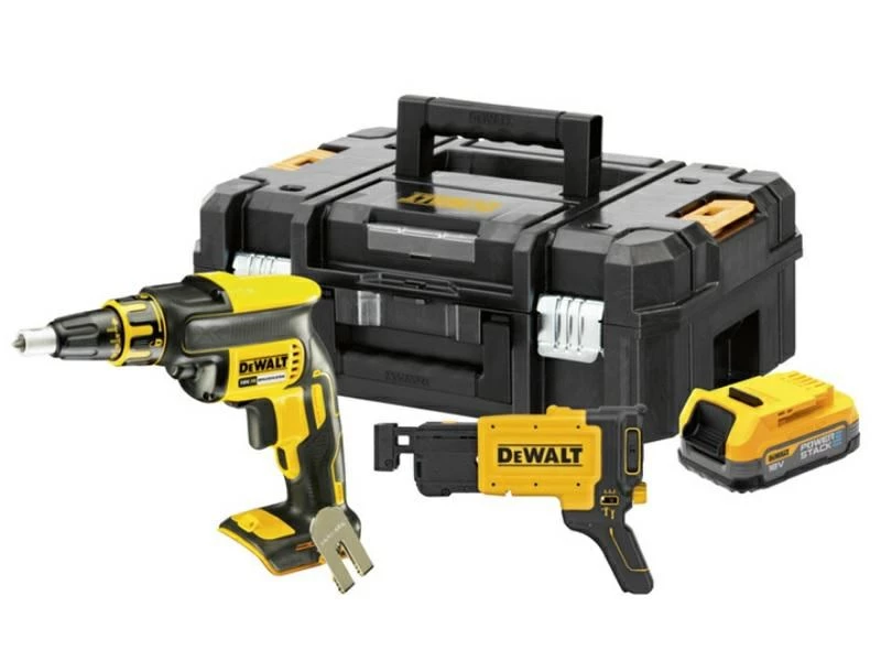 DEWALT Bezvadu ģipškartona skrūvgriezis 18V 1x4