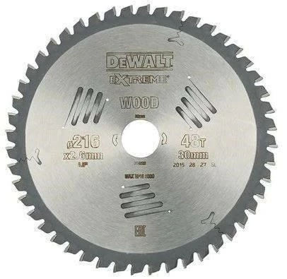 DEWALT HM-Wood zāģa asmens 216x30mm Z48