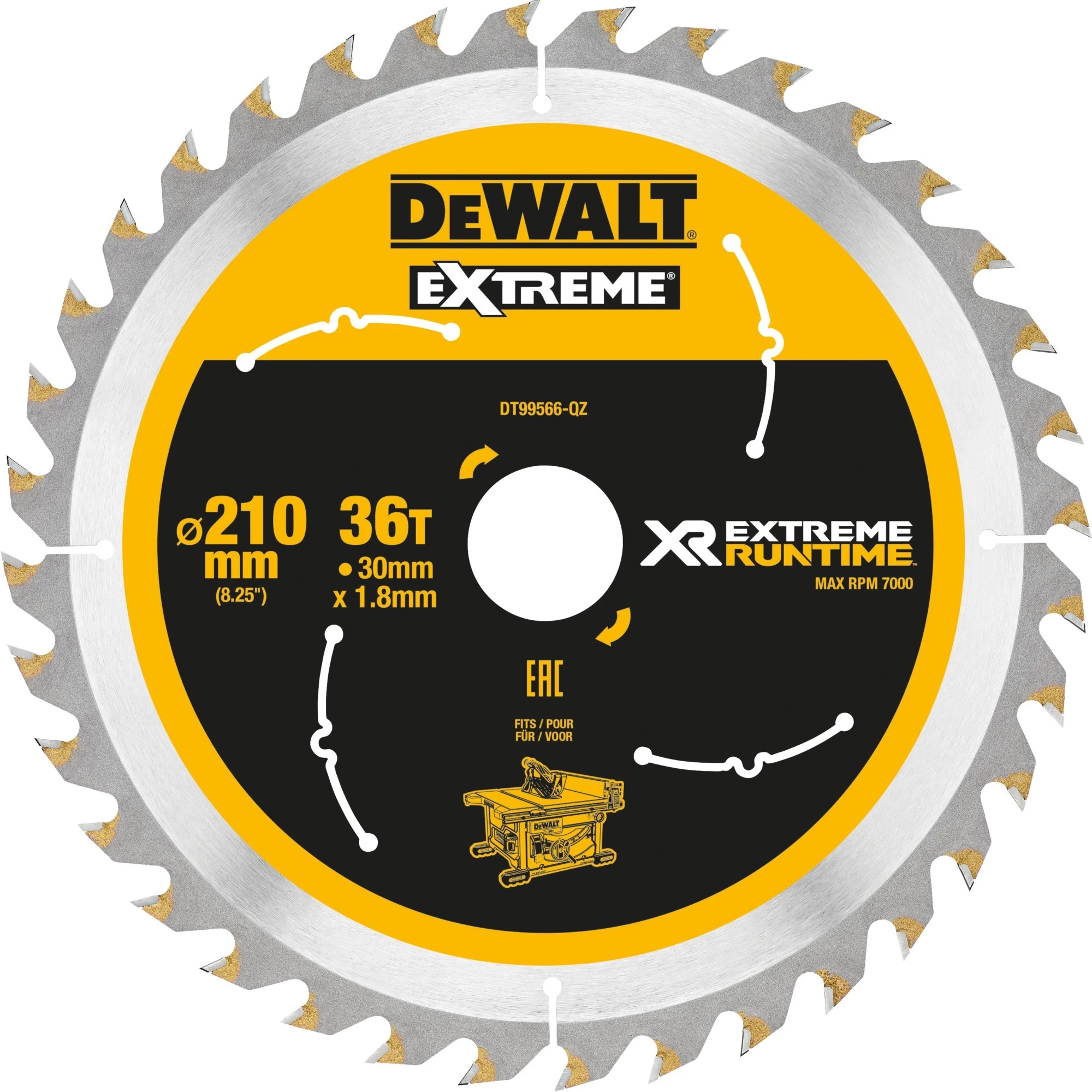 DEWALT Xtreme Runtime 210mm x 30mm