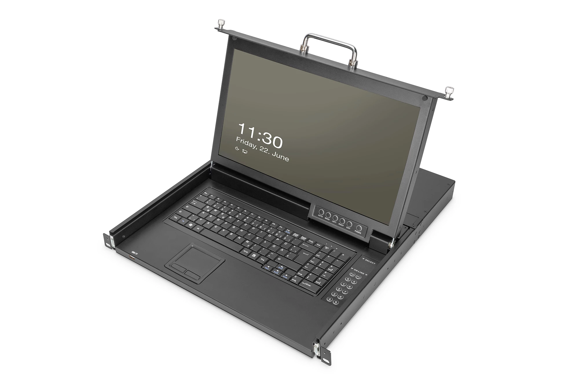 DIGITUS modulārā HD LCD KVM konsole