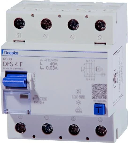 Doepke DFS4 063-4/0.03-F diferenciālās strāvas