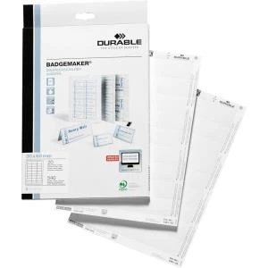 DURABLE BADGEMAKER® ieliktņu etiķetes 60 x