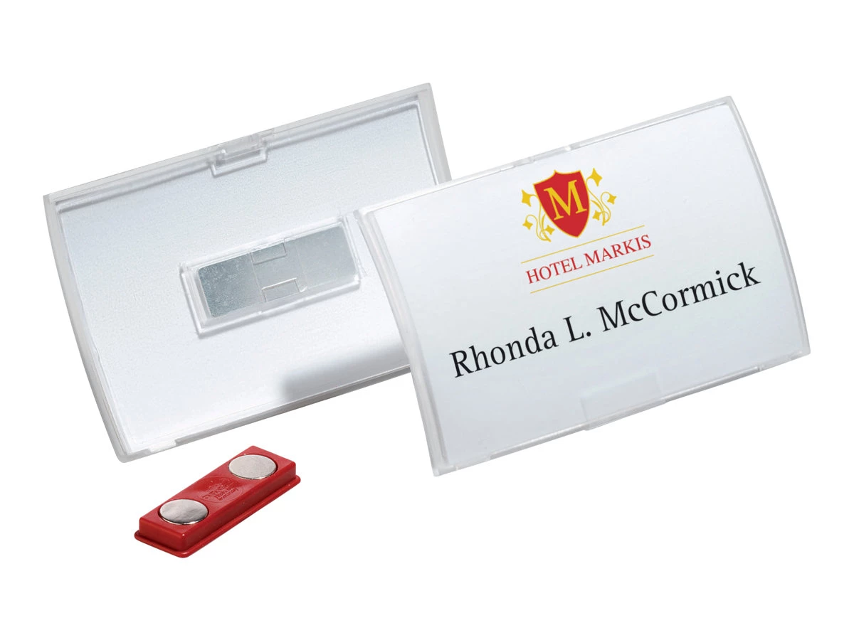 DURABLE CLICK FOLD magnētiskais vārda nozīmītes