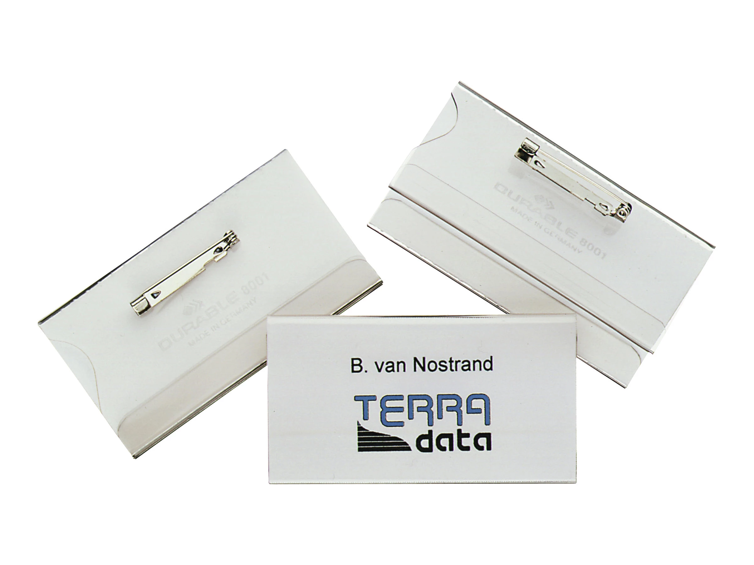 DURABLE vārda nozīmītes 40x75 mm ar