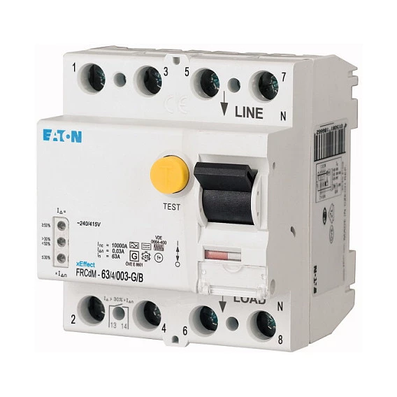 EATON FRCDM-63/4/003-G/B diferenciālā aizsardzības ķēde (RCCB)
