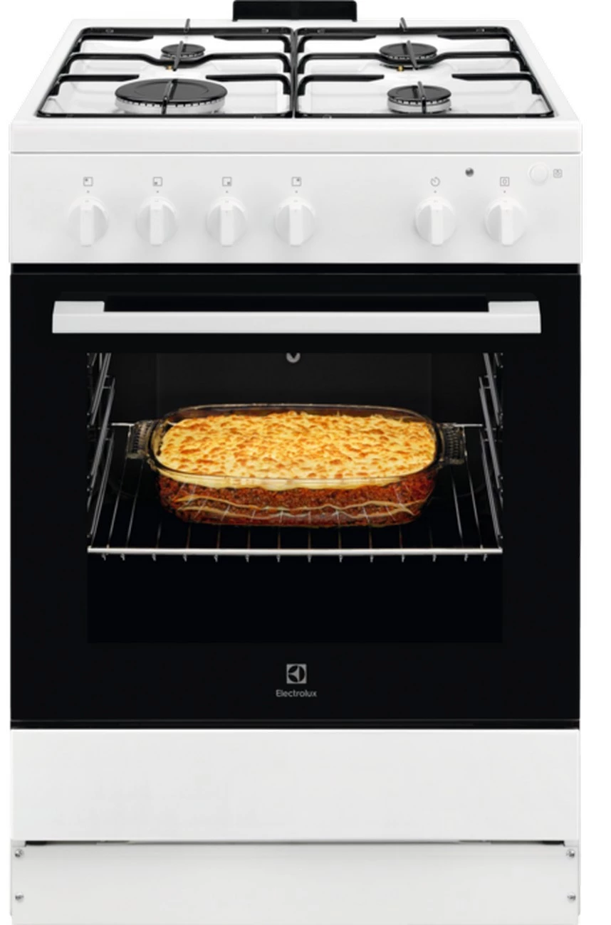 Electrolux LKG604012W brīvstāvoša gāzes plīts ar