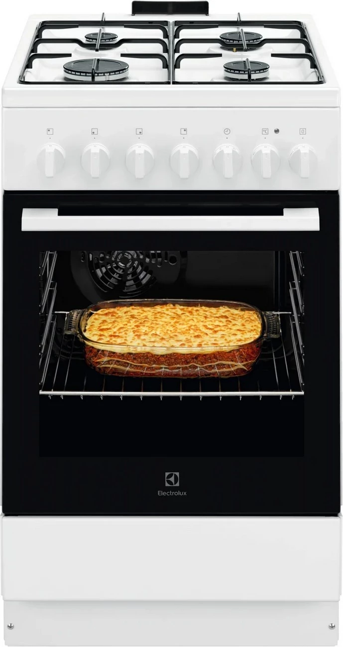 Electrolux LKK520032W brīvstāvoša gāzes plīts ar