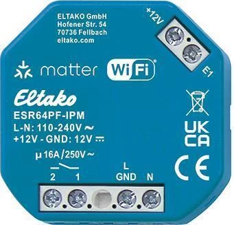 Eltako impulsa relejs Matter over Wi-Fi