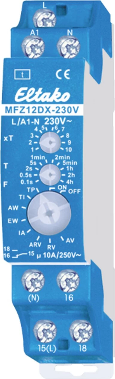 Eltako MFZ12DX-230V daudzfunkciju laika relejs 230