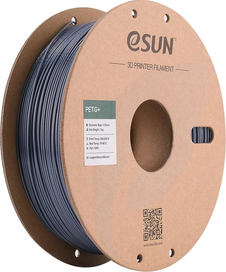 ESUN PETG+ 1.75mm pelēks 1kg