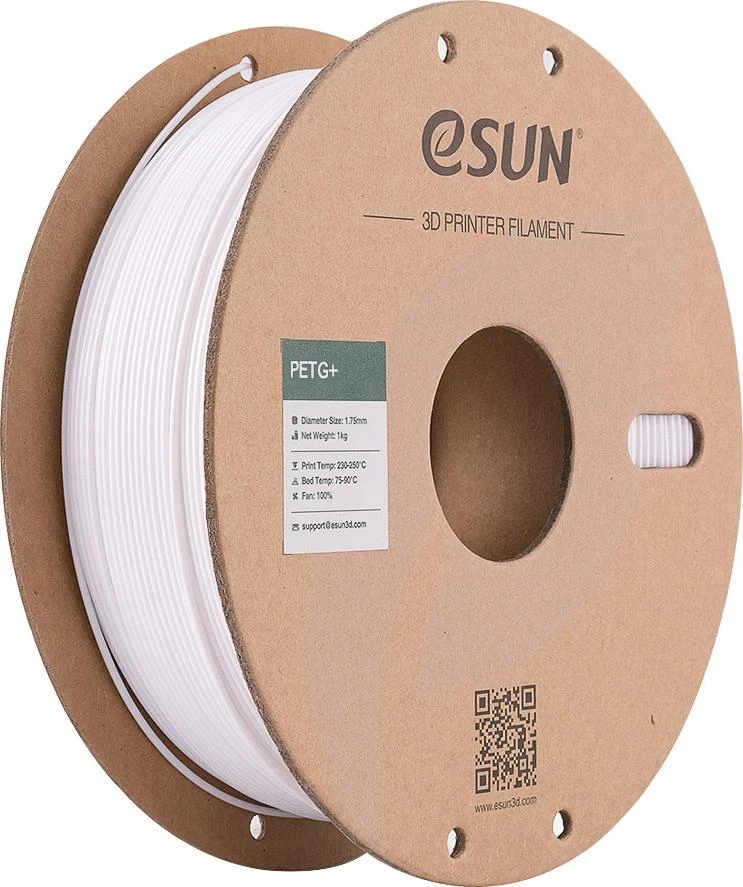 ESUN PETG+ 1,75mm balts 1kg