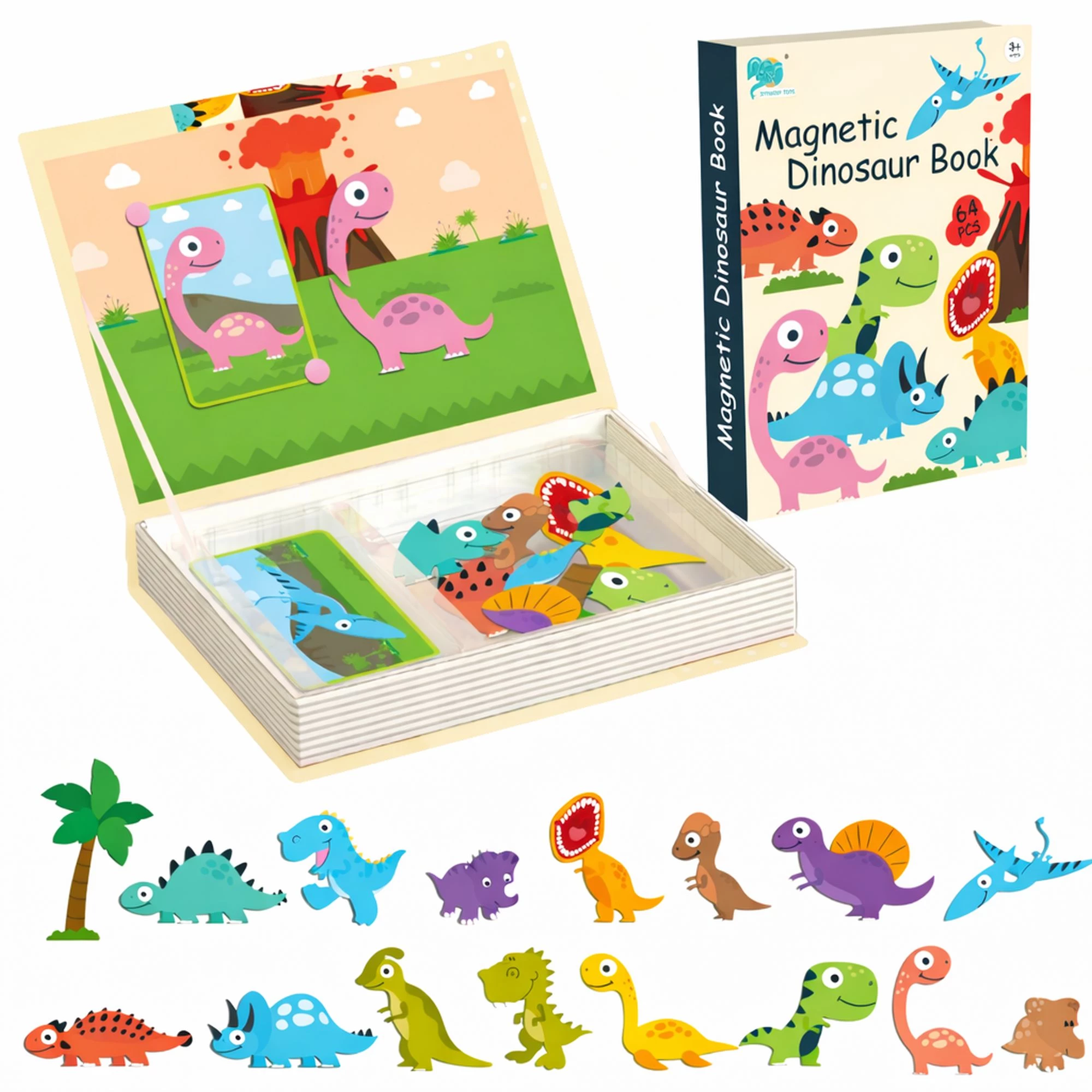 EXTRALINK TOYS Magnetic Puzzle Book 64