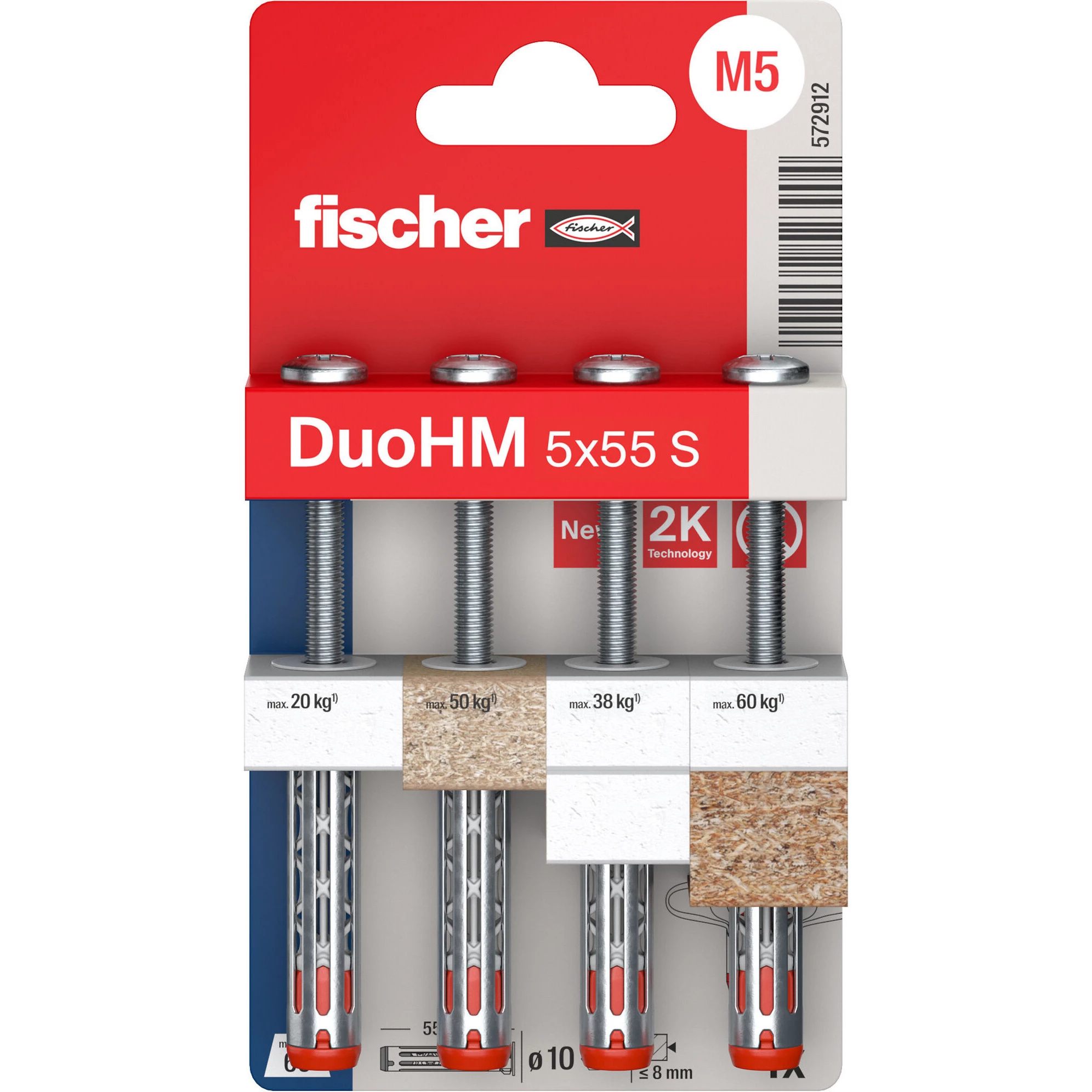 Fischer DuoHM 5x55 S PH PZ