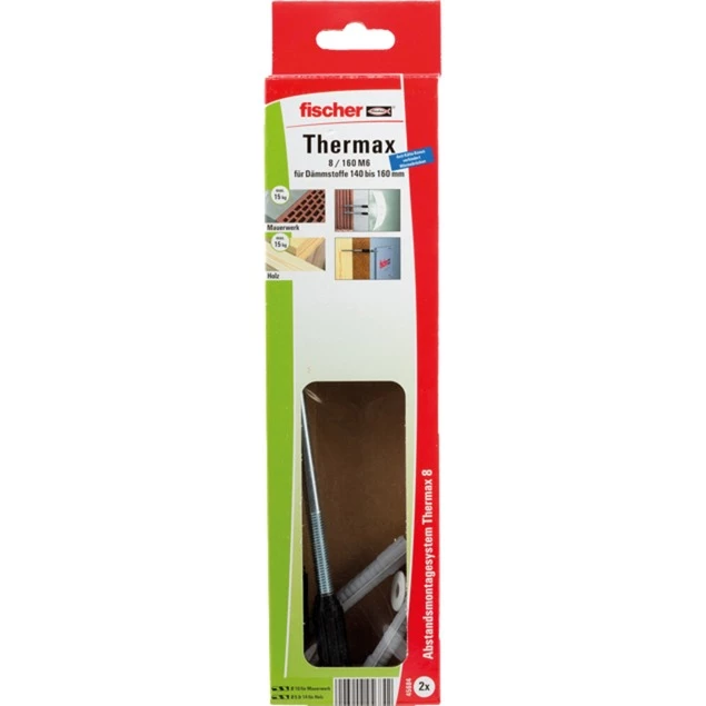 Fischer THERMAX 8/160 M6 termoizolācijas distance