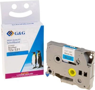 G&G 14956 saderīga Brother TZe-531 zilā
