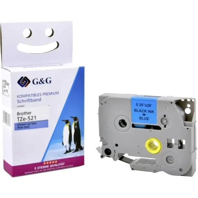 G&G 5BRT521-TD rezerves etiķešu lente Brother