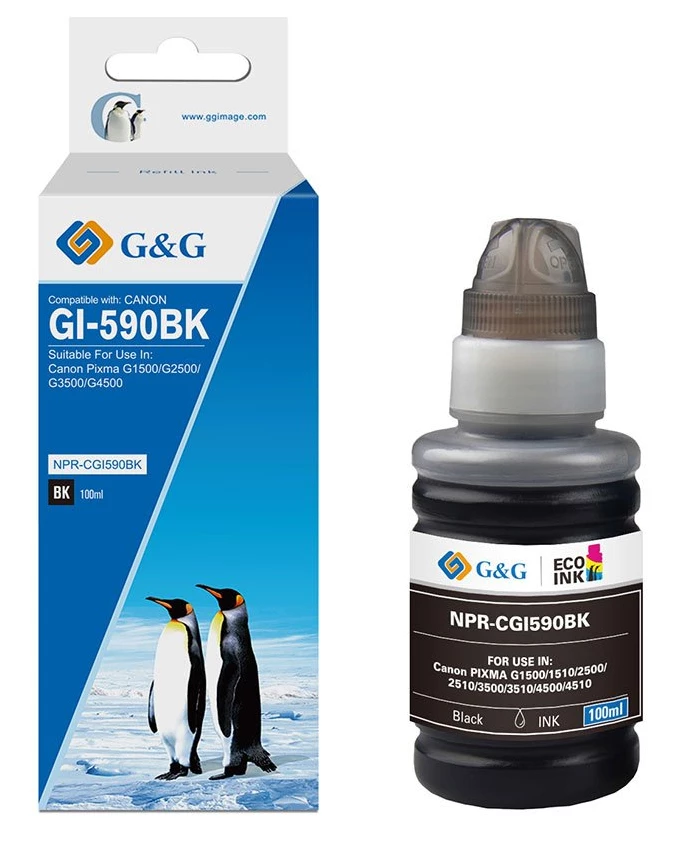 G&G saderīga tintes uzpildes pudele Canon